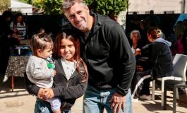 Achával acompañó a familias de Pilar en sus talleres de Pascuas 