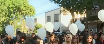 Dolor en Merlo: emotiva suelta de globos para despedir a Maitena, la adolescente de 14 años hallada sin vida 